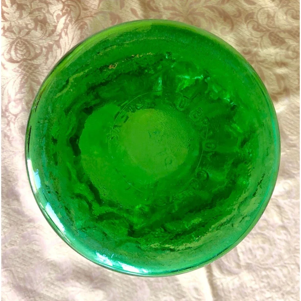 E.O. Brody Company Glass Vase Emerald Vase approximately 8 Inches Tall Stunning
